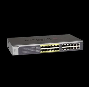 Commutateur Gigabit 24 ports NETGEAR JGS524PE ProSafe Plus avec PoE. Excellent état ! - Photo 1/1
