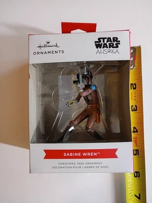 Figura Hallmark Adorno de Navidad Disney Star Wars Ahoska Sabine Wren Totalmente Nueva Foto 1 de 3