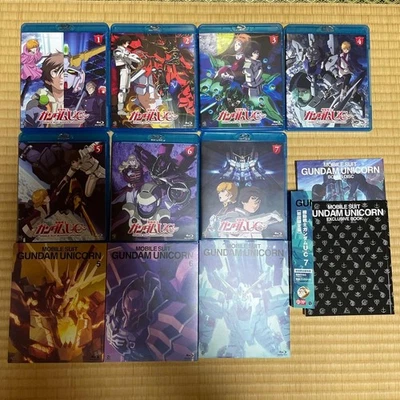 Mobile Suit Gundam Unicorn UC Vo.1-7 Blu-ray complete Set from japan USED - Image 1 of 4