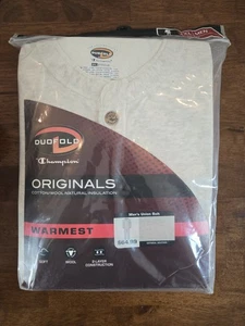 Tuta Union Champion Originals Duofold misto lana uomo 2XL morbida 2 strati  - Foto 1 di 7