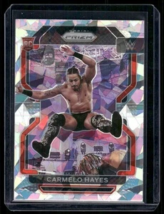 2022 Panini Prizm WWE Carmelo Hayes #162 - Rookie Cracked Ice - Picture 1 of 2