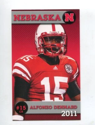 2011 Nebraska Cornhuskers Football Pocket Schedule Adidas cards - You Pick 'em - Image 1 of 2