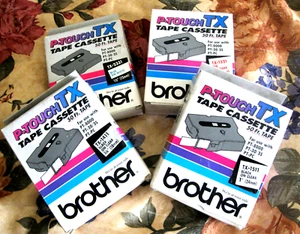 Cassette de cinta Brother P-Touch genuino (elige tu cinta) NUEVO en CAJA - Imagen 1 de 9