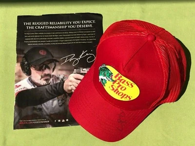 BASS PRO SHOPS CAP HAT FISHING GUN SPORT AUTOGRAPHED SIGNED DOUG KOENIG NWOT - Image 1 of 4