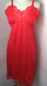 RARE Vintage Gaymode Penneys Coral Slip + Panty Set Union Made Size Petite 38-40 - Picture 1 of 8