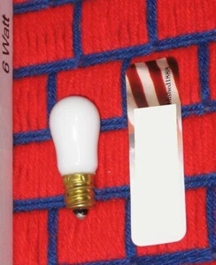 BOXofONE new petite C7 SNOW white S6 CHRISTMAS LIGHT BULB 6w EXTRAS ship for 7¢* - Picture 1 of 3