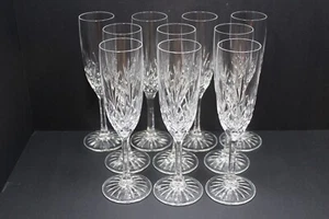Edinburgh Kristall Tay Champagnerflöten 8 3/8 Zoll 10er Set signiert - Bild 1 von 6