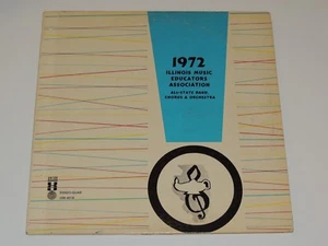 RALPH HUNTER 1972 ILLINOIS MUSIC EDUCATORS ASSOCIATION ALL STATE BAND Lp 12"x2 - Imagen 1 de 1