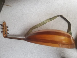 alte KnickhalsLaute "G. Drexel Nördlingen Ligyrophon" Caspari Wirbel / old Lute - Picture 1 of 14