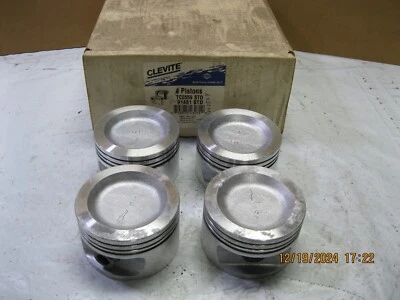 4 Clevite TC2559 STD 91481 STD Pistons (4 pack) — 第 1/4 张图片