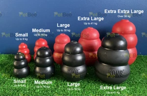 KONG Classic & Extreme Stuffable Rubber Dog Toy Small, Medium, Large, XL, XXL - Picture 1 of 30