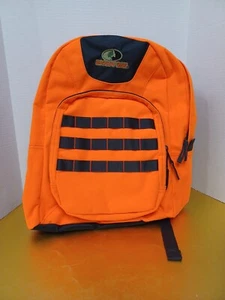 Mossy Oak Bright Blaze Orange Hunter Safety Daypack Backpack Padded Shoulder. - Picture 1 of 10