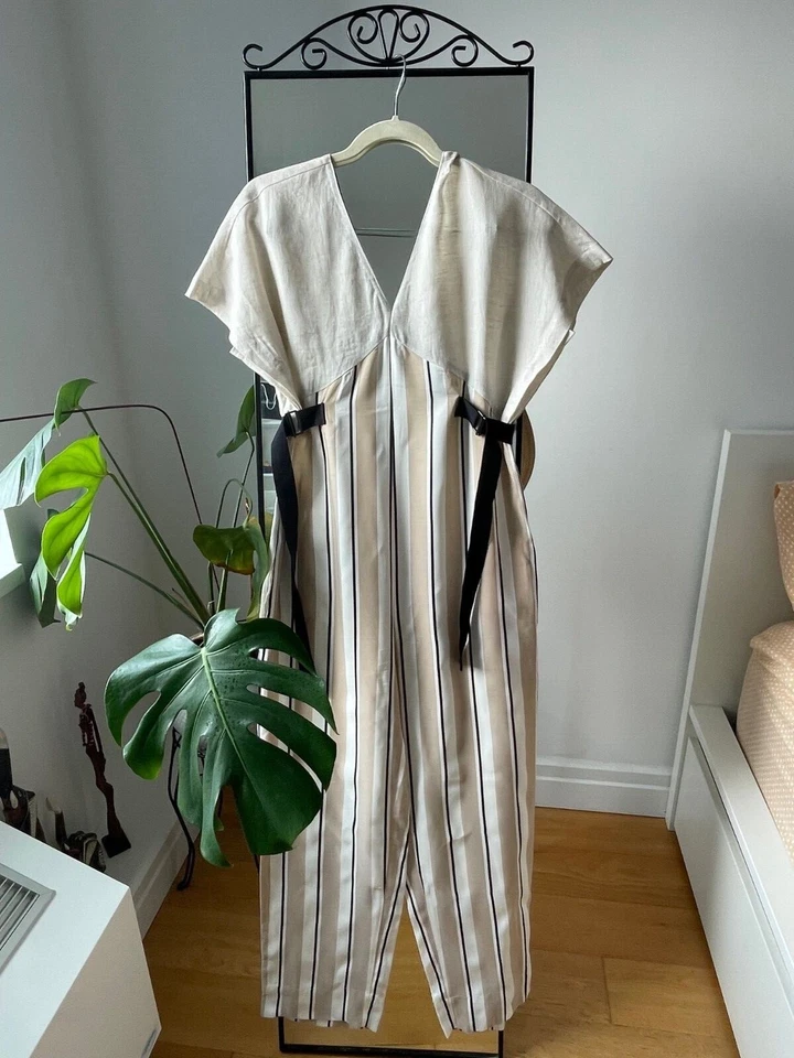 TELA Pre-owned Linen Jumpsuit In Beige S size - Image 1 of 4