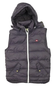 JACK WILLS | Abrigo chaqueta chaleco con capucha y cremallera gris pesado para hombre | Talla pequeña - Imagen 1 de 2