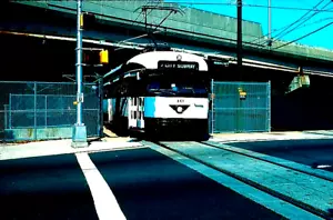 ORIGINALE KODACHROME SLIDE NJT NEWARK CITY METROPOLITANA PCC #10 ARANCIONE ST. 24 AGOSTO 2001 - Foto 1 di 1