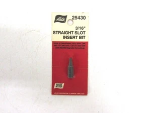 NEW! LISLE 25430 3/16" STRAIGHT SLOT INSERT BIT - Picture 1 of 2