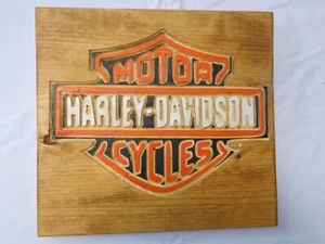 Harley Davidson Motorcycle Sign - Picture 1 of 2