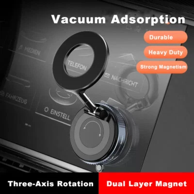 Rotation Long Arm Phone Holder Strong Magnetic Mount Suction Car Portable iPhone - Image 1 of 4