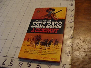 High Grade UNREAD SIGNET paperback #S1818 SAM BASS & COMPANY will c brown 1960 - Picture 1 of 4