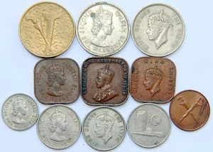 A888 MALAYSIA LOTE 11 MONEDAS desde 1920 - Picture 1 of 2