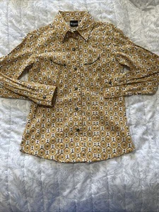 Cruel Girls NWOT 4-5 Years XS Snap Up Shirt Yellow Cowgirl Western - Picture 1 of 8