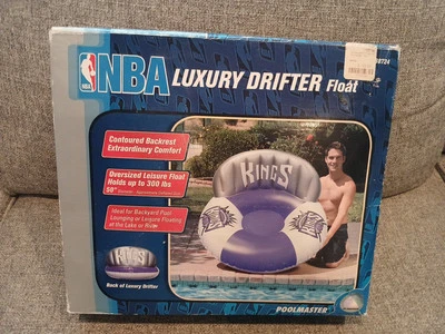 全新 Poolmaster Sacramento Kings NBA 游泳池 豪华漂流者漂浮(详细信息  — 第 1/4 张图片