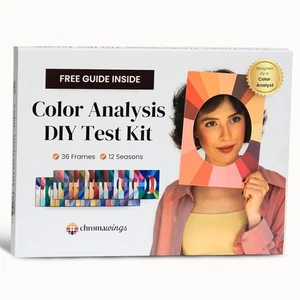 Color Analysis Kit DIY – 36 Face Drapes + Guide & Sheet | Seasonal Color Test - Afbeelding 1 van 15