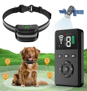 2-in-1 Remote Dog Training Shock Collar And GPS Wireless Pet Fence System - Picture 1 of 6