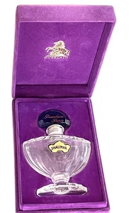 Vtg Empty 1/2 oz GUERLAIN Paris Shalimar Baccarat Crystal Perfume Bottle France - Picture 1 of 14