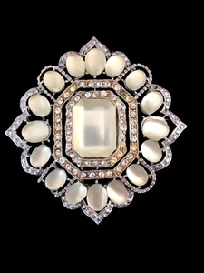 OUTSTANDING Givenchy BROOCH Signed Vintage ORIGINAL Jewelry Collection - Picture 1 of 8