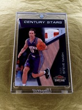 STEVE NASH 2010 Panini Threads Century Stars NBA Game-Worn Prime Patch SSP/50