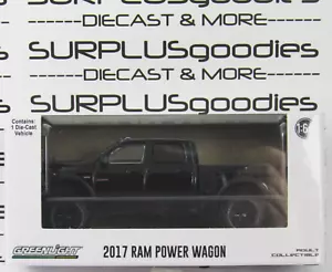 2024 Greenlight 1:64 LIFTED Black 2017 DODGE RAM 2500 POWER WAGON Pickup 51582-B - Picture 1 of 9