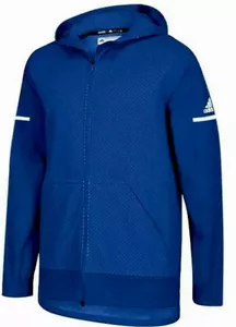 Adidas Giacca Squad Uomo Squad Grande Blu Climalite CY7959 NUOVA - Foto 1 di 10