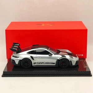 AI MODEL 1/18 Porsche 992 GT3 RS SILVER Resin High-Quality Collection Car Model - Bild 1 von 11