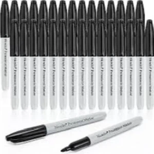 Nicecho Permanent Marker, Schwarz Permanent Marker Stifte, 30 Stück Feine Spitze B... - Bild 1 von 1