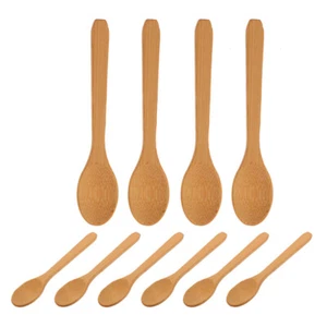 10 Stück Holzlöffel Teelöffel Kaffee Rührlöffel Praktisch Baby - Bild 1 von 12