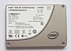 120 GB SATA III Intel SSD DC S3500 Series SSDSC2BB120G4 MLC 2.5" Hard Drive - Picture 1 of 1