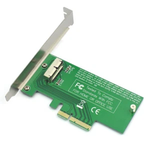 PCI-Express PCIE to 4X Adapter Card SSD Convert Card For Mac Air Pro 2015 2014 - Afbeelding 1 van 7