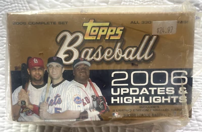2006 Topps Updates and Highlights Complete Set Sealed Broke / Box NEVER Open - Image 1 of 4