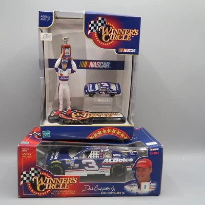 Dale Earnhardt Jr. #3 ACDelco Winners Circle Action Figure and Car 1:24 1:64 lot - Image 1 of 4