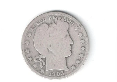 1903-O number one  Silver Half Dollars. - Image 1 of 2