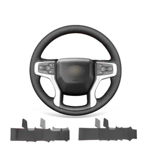 Hágalo usted mismo Envoltura de cubierta de volante de cuero PU para Chevrolet Blazer Silverado Tahoe - Imagen 1 de 12