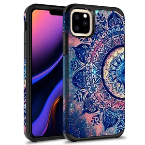 For iPhone 11 Hybrid Graphic Fashion Cute Colorful Silicone Case - Picture 1 of 9