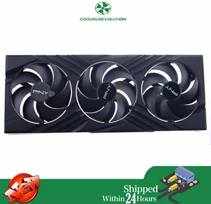 Graphics card fan and shroud for  PNY RTX 4080 SUPER  RTX 4090 VERTO - Picture 1 of 3