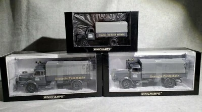 Lot of 3 Die Cast 1:43 MINICHAMPS Deutsche Bundesbahn Models New, Limited Eds. - Image 1 of 4