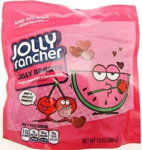 Jolly Rancher ~ Jelly Hearts ~ Jelly Candy American ~ 13oz Resealable Bag