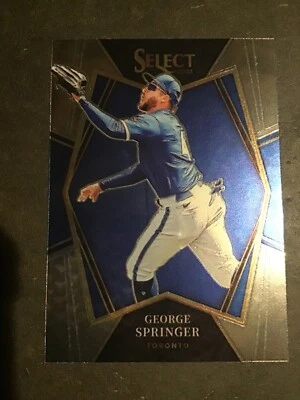 2022 Select Baseball George Springer Premier Level Base Toronto Blue Jays  - Image 1 of 4