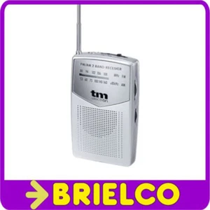 RADIO AM-FM PORTATIL ANALOGICA MINI 115X70X24MM CLIP CINTURON 2XAA PLATA BD5312 - Imagen 1 de 1