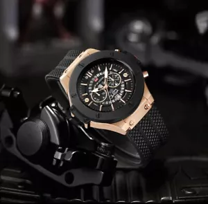 Armbanduhr Herren Uhr Sport VaVaVoom mit robustem Silikonarmband, wasserdicht - Bild 1 von 14