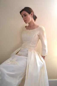 VTG 1950s Wedding Gown drama class, dress-up, fancy dress, costume play etc. XS - Picture 1 of 8